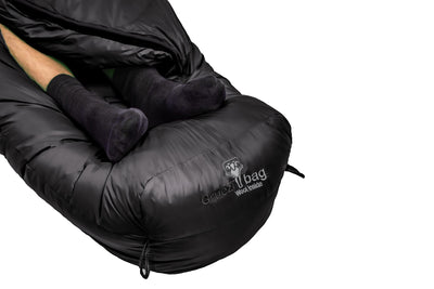 DownWool Subzero 2.0 sleeping bag | 18° F | BLACK EDITION Regular