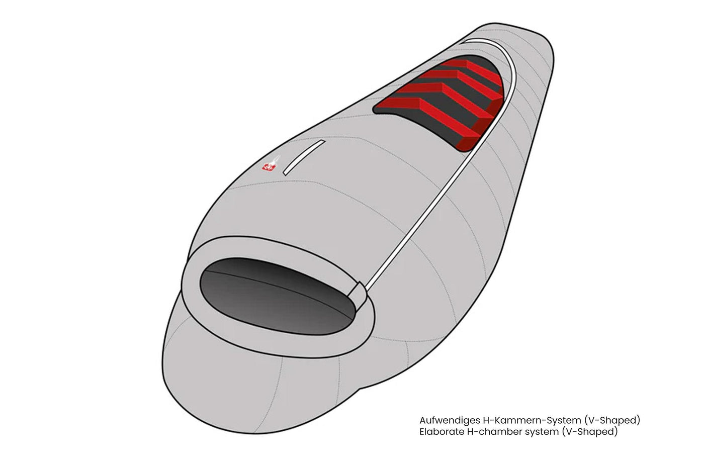 DownWool Subzero 2.0 sleeping bag | 18° F | BLACK EDITION Long