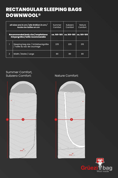 DownWool Subzero Comfort 2.0 Sleeping Bag | 14° F