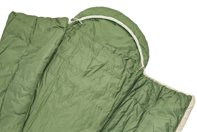 Grüezi bag Komfortschlafsack Biopod DownWool Nature Comfort - anpassbare Kapuze