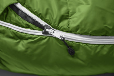 Grüezi bag Daunenschlafsack Biopod DownWool Summer 175 - Reißverschluss mit Einklemmschutz