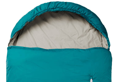 Grüezi bag Campingschlafsack Biopod Wolle Goas Comfort - anpassbare Kapuze