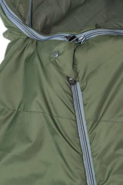 Grüezi bag Komfortschlafsack Biopod Wolle Survival - Reißverschlussabdeckung