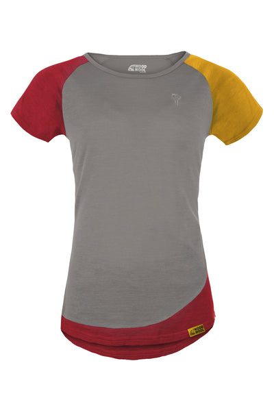 WoodWool T-Shirt Lady Janeway | Slate Grey