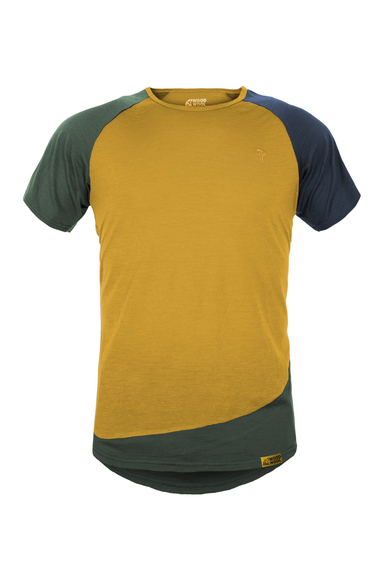WoodWool T-Shirt Mr. Kirk | Daisy Daze Yellow