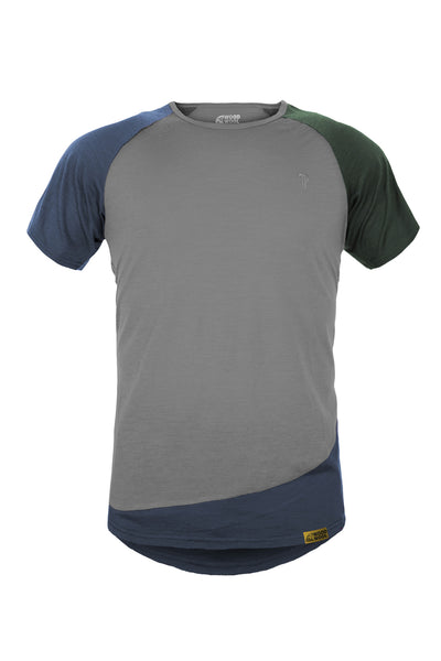 WoodWool T-Shirt Mr. Kirk | Slate Grey
